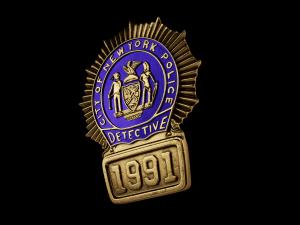 New York police badge 3D Model
