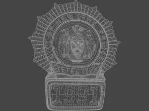 New York police badge 3D Model