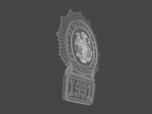 New York police badge 3D Model
