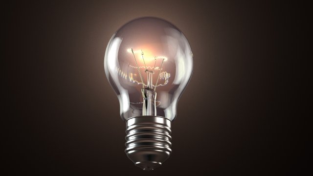 Light bulb 3D 모델 .c4d .max .obj .3ds .fbx .stl .blend 