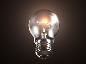 Light bulb 3D 모델
