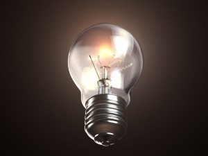 Light bulb 3D 모델