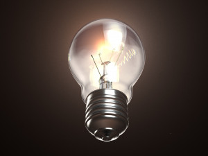 Light bulb 3D 모델