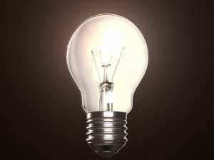 Light bulb 3D 모델