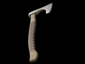 Celtic battle axe 3D Model