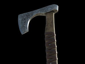 Celtic battle axe 3D Модель