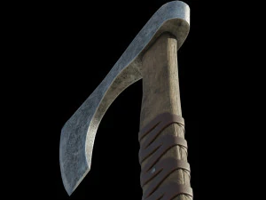Celtic battle axe 3D Model