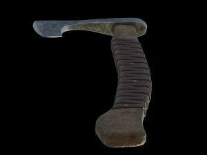 Celtic battle axe 3D Model