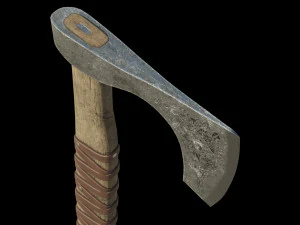Celtic battle axe 3D Model