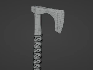 Celtic battle axe 3D Model