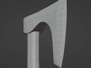 Celtic battle axe 3D Model