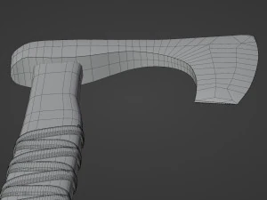 Celtic battle axe 3D Model