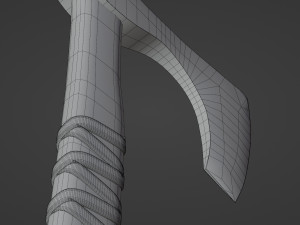 Celtic battle axe 3D Модель