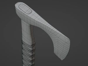Celtic battle axe 3D Model