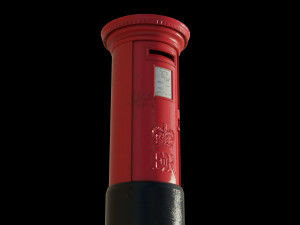 London red mailbox 3D Model
