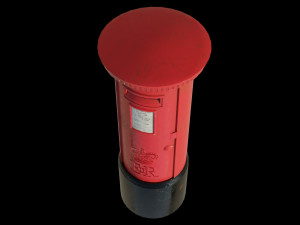 London red mailbox 3D Model