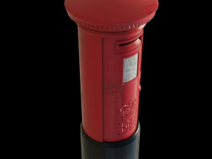 London red mailbox 3D Model