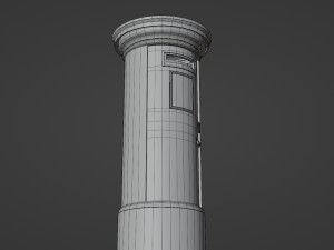 London red mailbox 3D Model