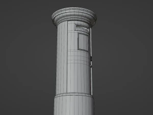 London red mailbox 3D Model