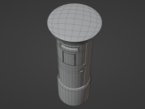 London red mailbox 3D Model