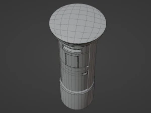 London red mailbox 3D Model