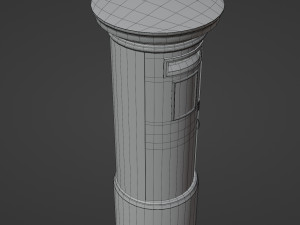 London red mailbox 3D Model