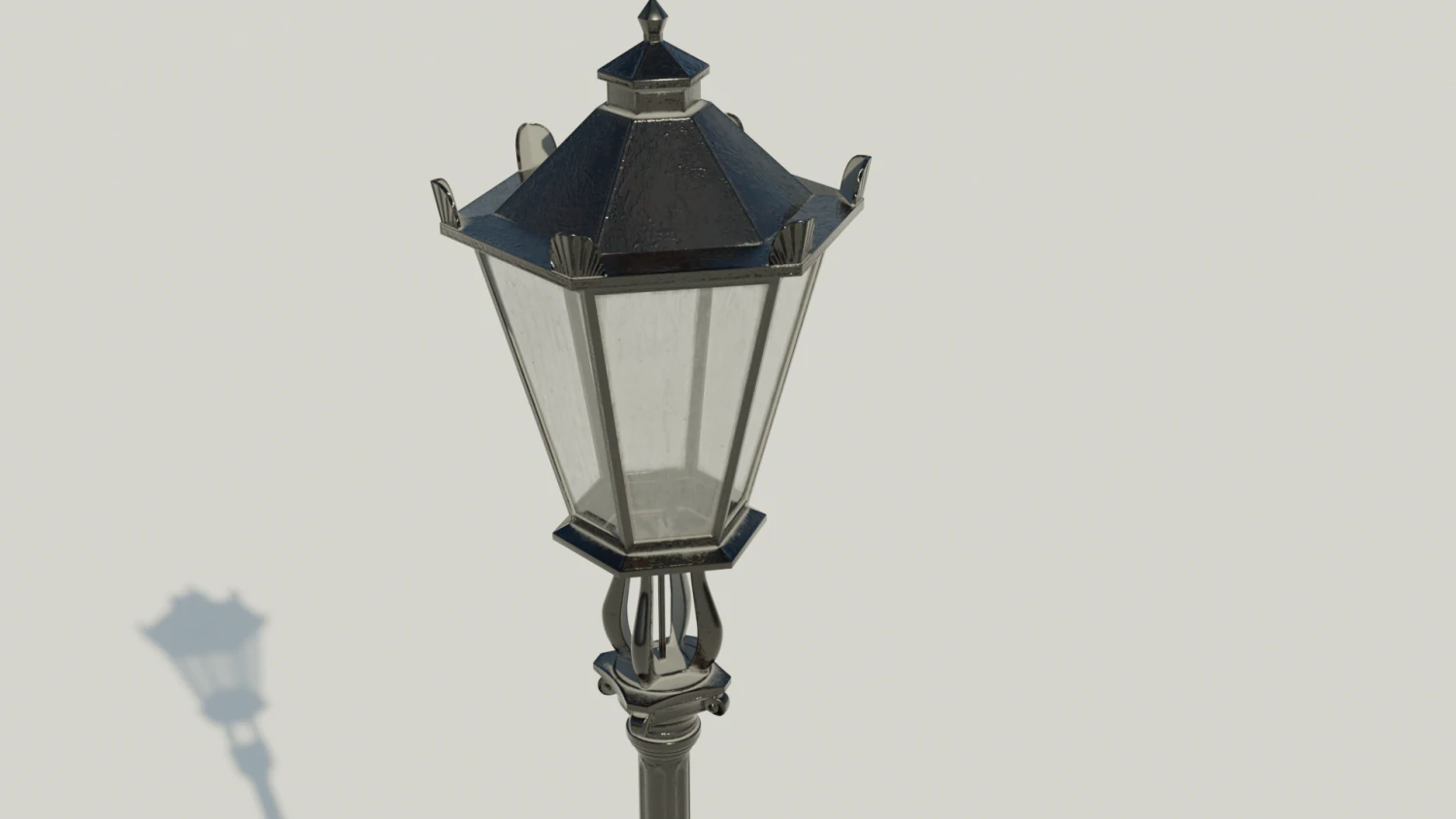London street light 3D Model .c4d .max .obj .3ds .fbx .stl .blend 