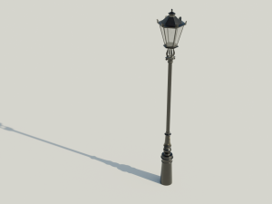 London street light Modello 3D