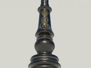 London street light Modello 3D