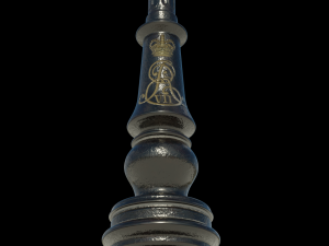London street light Modello 3D