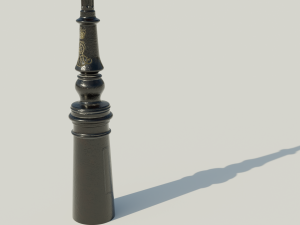 London street light Modello 3D