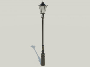 London street light Modello 3D
