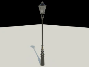 London street light 3D Model