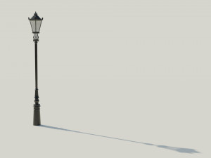 London street light Modello 3D