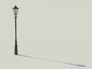 London street light 3D Model