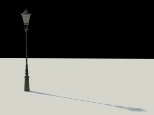 London street light 3D Model