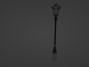 London street light Modello 3D