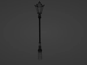 London street light 3D Model