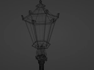 London street light 3D Model