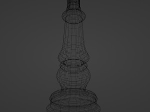 London street light Modello 3D