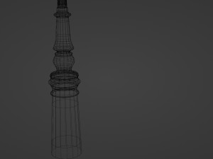 London street light Modello 3D