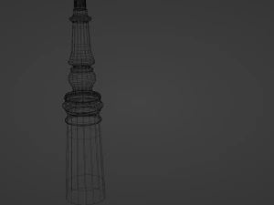 London street light 3D Model