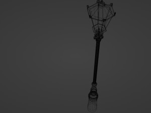 London street light Modello 3D