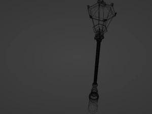 London street light 3D Model