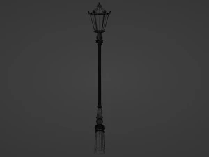 London street light 3D Model