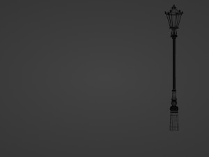 London street light Modello 3D