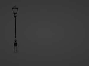 London street light Modello 3D