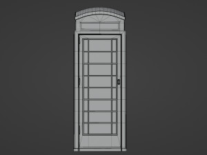 London red telephone booth 3D-Modell