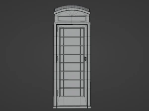 London red telephone booth 3D Model