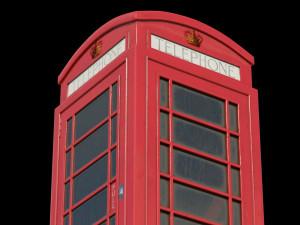 London red telephone booth 3D-Modell